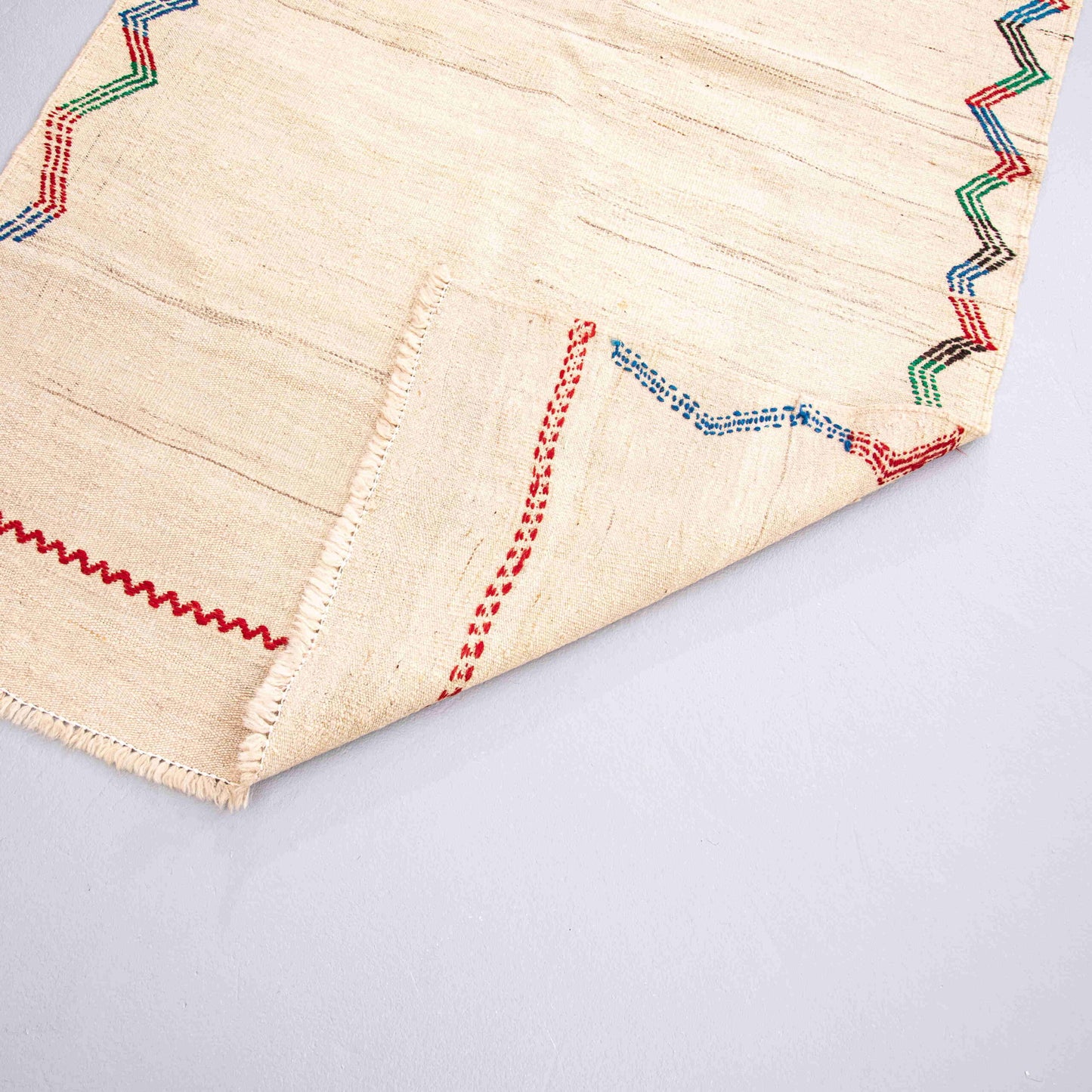 Oriental Kilim Anatolian Handmade Wool On Wool 100 X 172 Cm - 3' 4'' X 5' 8'' Sand C007 ER01