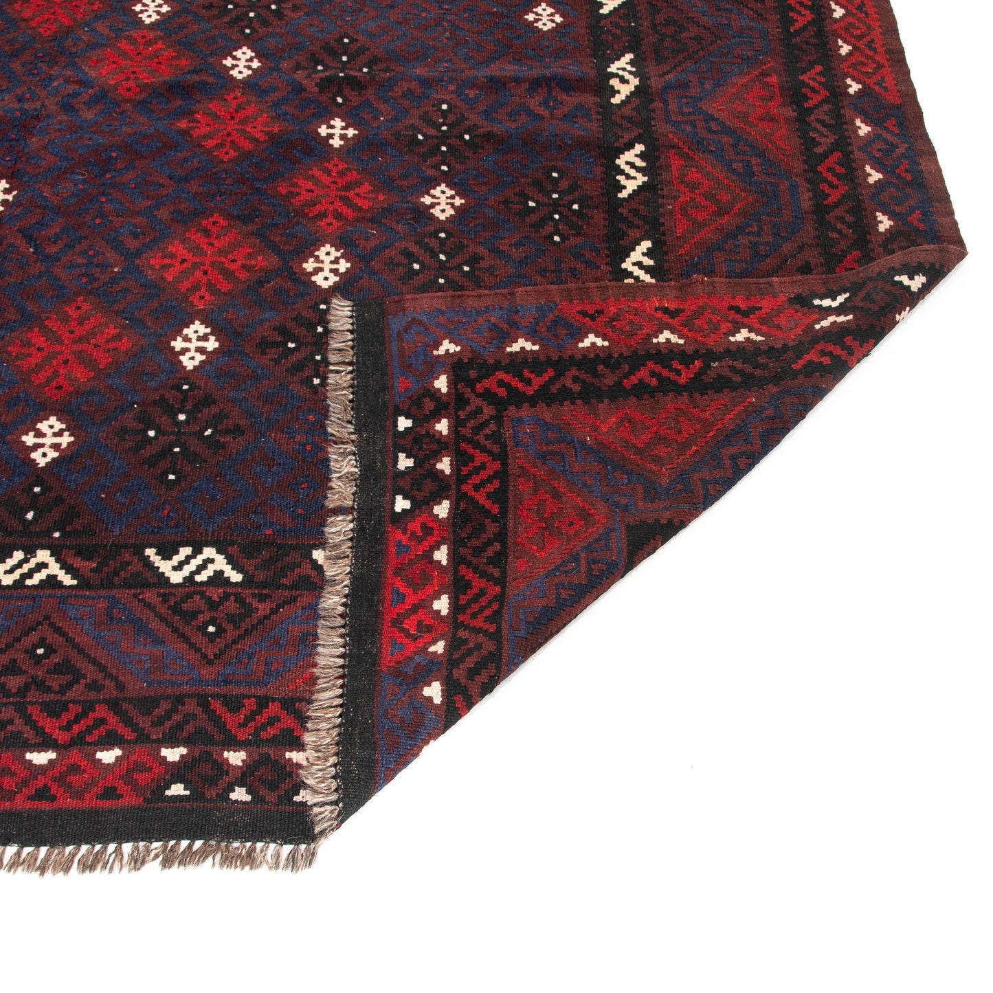 Oriental Kilim Anatolian Handmade Wool On Wool 229 X 330 Cm - 7' 6" X 10' 10" Red C014 ER34