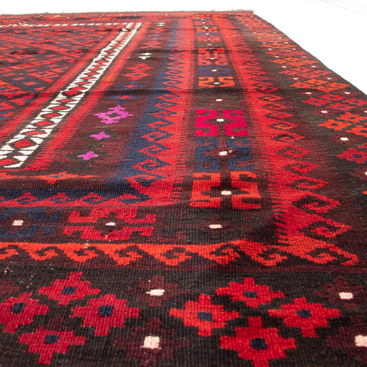 Oriental Kilim Anatolian Handmade Wool On Wool 243 X 314 Cm - 8' X 10' 4" Red C014 ER34