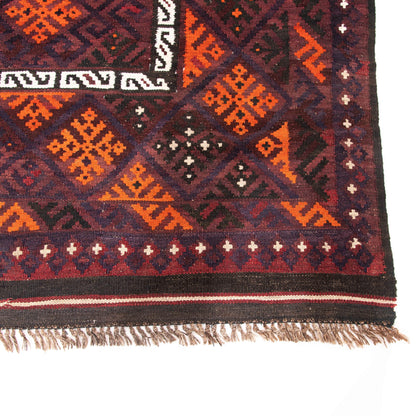 Oriental Kilim Anatolian Handmade Wool On Wool 251 X 270 Cm - 8' 3" X 8' 10" Red C014 ER34