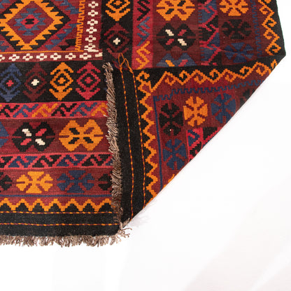 Oriental Kilim Anatolian Handmade Wool On Wool 251 X 409 Cm - 8' 3" X  13' 5" Orange C011 ER34