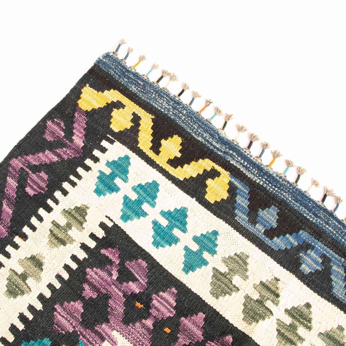 Oriental Kilim Anatolian Handmade Wool On Wool 302 X 392 Cm - 9' 11'' X 12' 10'' Green C003 ER34