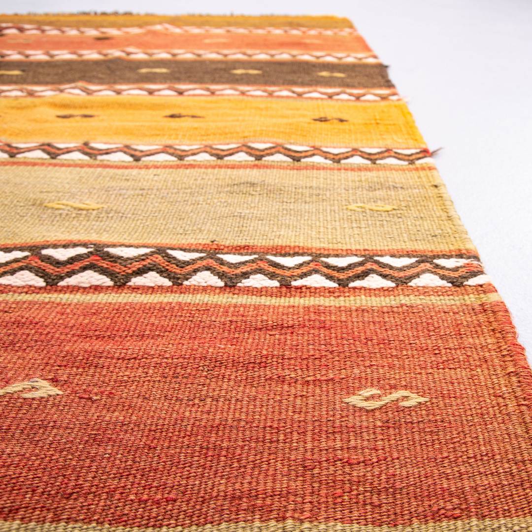Oriental Kilim Cicim Handmade Wool On Wool 80 X 140 Cm - 2' 8'' X 4' 8'' Multicolor C016 ER01