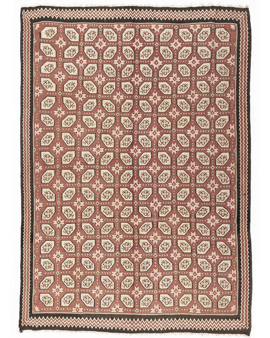 Authentic Kilim Gocmen Handmade Wool On Wool 231 X 312 Cm - 7' 7'' X 10' 3'' Pink C004 ER23