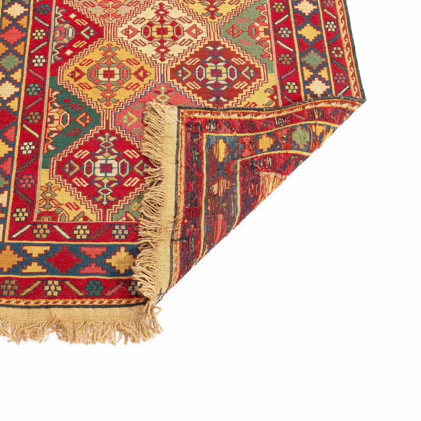Oriental Kilim Rahrah Handmade Wool On Wool 79 X 194 Cm - 2' 7'' X 6' 4'' Red C014