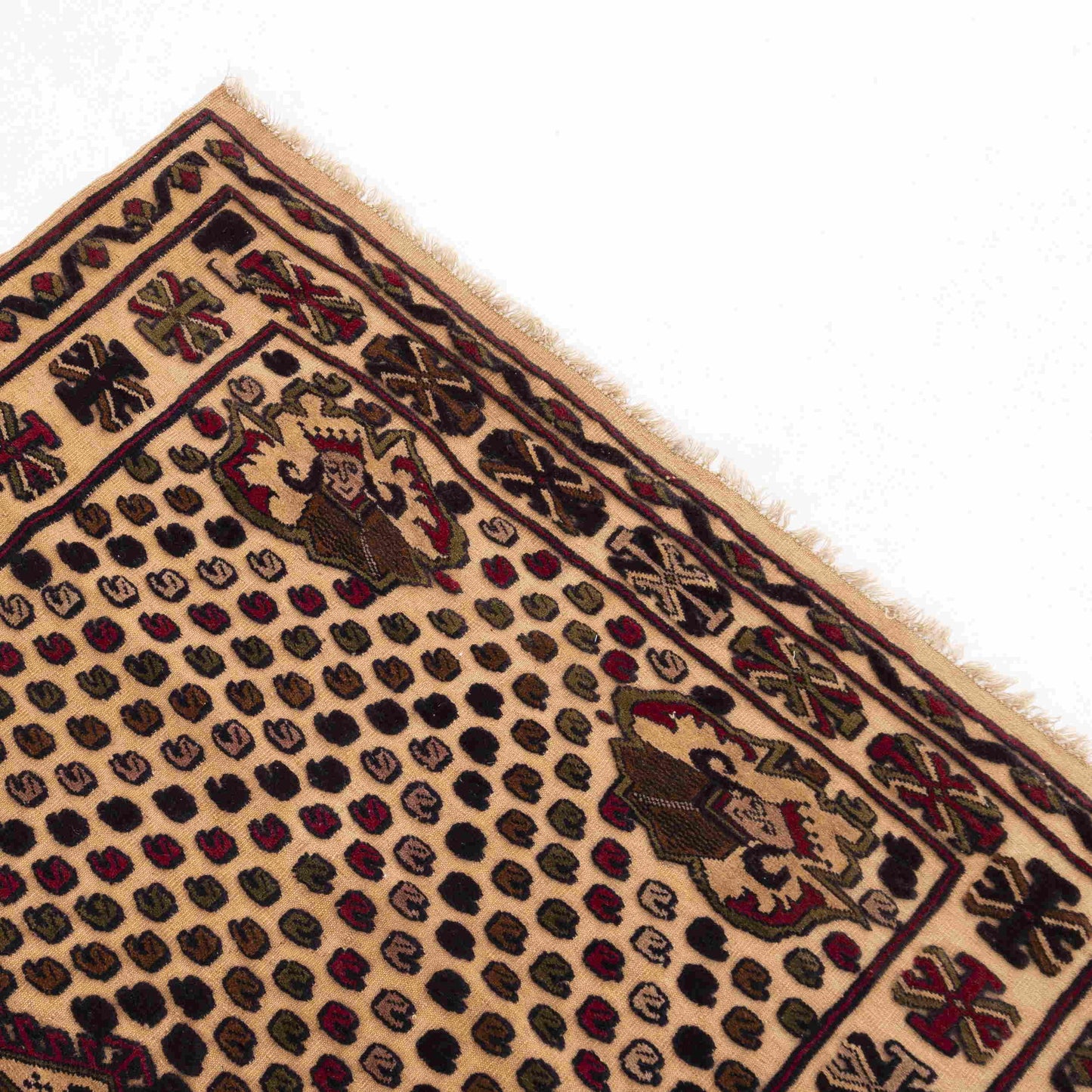 Oriental Rug Anatolian Hand Knotted Wool On Wool 120 X 187 Cm - 4' X 6' 2'' Stone C009 ER01