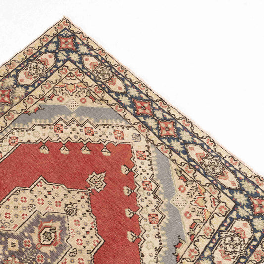 Oriental Rug Anatolian Hand Knotted Wool On Wool 138 X 188 Cm - 4' 7'' X 6' 3'' Sand C007 ER01
