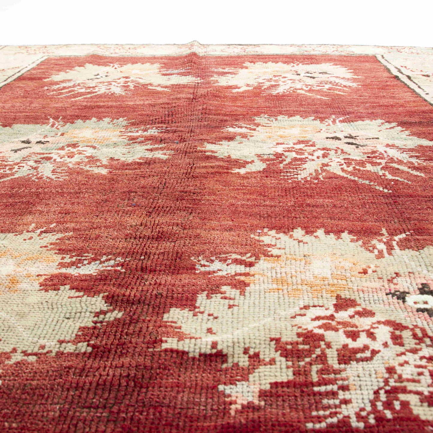 Oriental Rug Anatolian Hand Knotted Wool On Wool 160 X 220 Cm - 5' 3'' X 7' 3'' Red C014 ER12