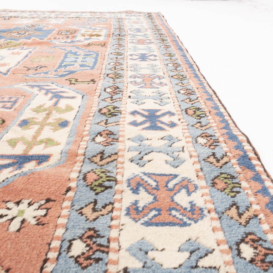 Oriental Rug Anatolian Hand Knotted Wool On Wool 163 X 280 Cm - 5' 5'' X 9' 3'' Orange C011 ER12