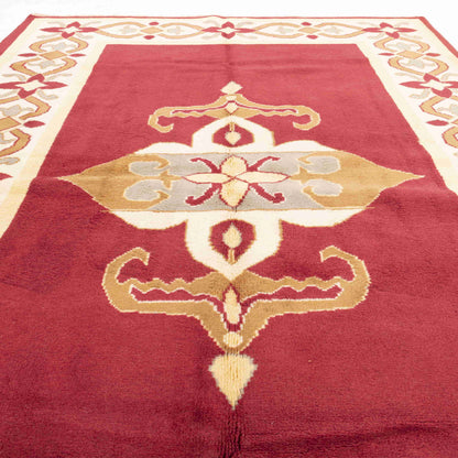 Oriental Rug Anatolian Hand Knotted Wool On Wool 164 X 251 Cm - 5' 5'' X 8' 3'' Red C014 ER12