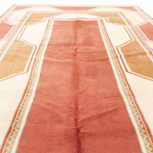 Oriental Rug Anatolian Hand Knotted Wool On Wool 167 X 255 Cm - 5' 6'' X 8' 5'' Red C014 ER12