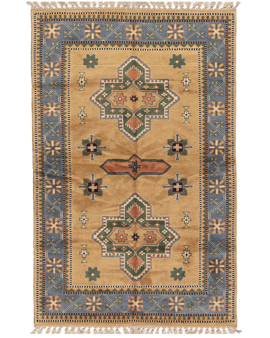 Oriental Rug Anatolian Hand Knotted Wool On Wool 170 X 264 Cm - 5' 7'' X 8' 8'' Brown C005 ER12
