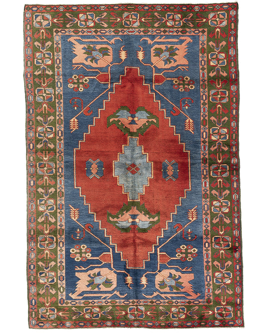 Oriental Rug Anatolian Hand Knotted Wool On Wool 180 X 260 Cm - 5' 11'' X 8' 7'' Red C014 ER12