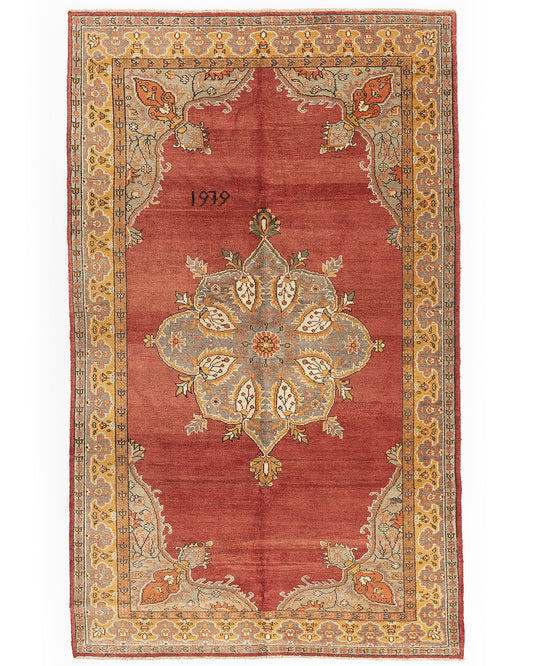 Oriental Rug Anatolian Hand Knotted Wool On Wool 188 X 312 Cm - 6' 3'' X 10' 3'' Red C014 ER23