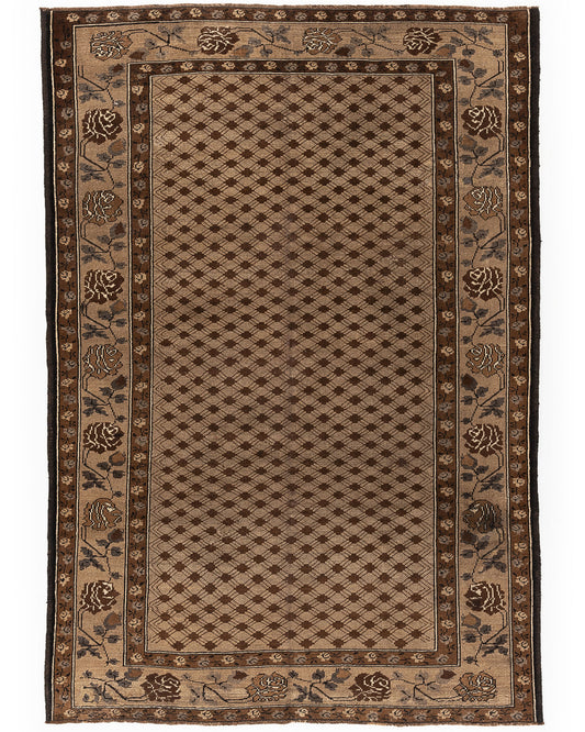 Oriental Rug Anatolian Hand Knotted Wool On Wool 215 X 301 Cm - 7' 1'' X 9' 11'' Stone C009 ER23