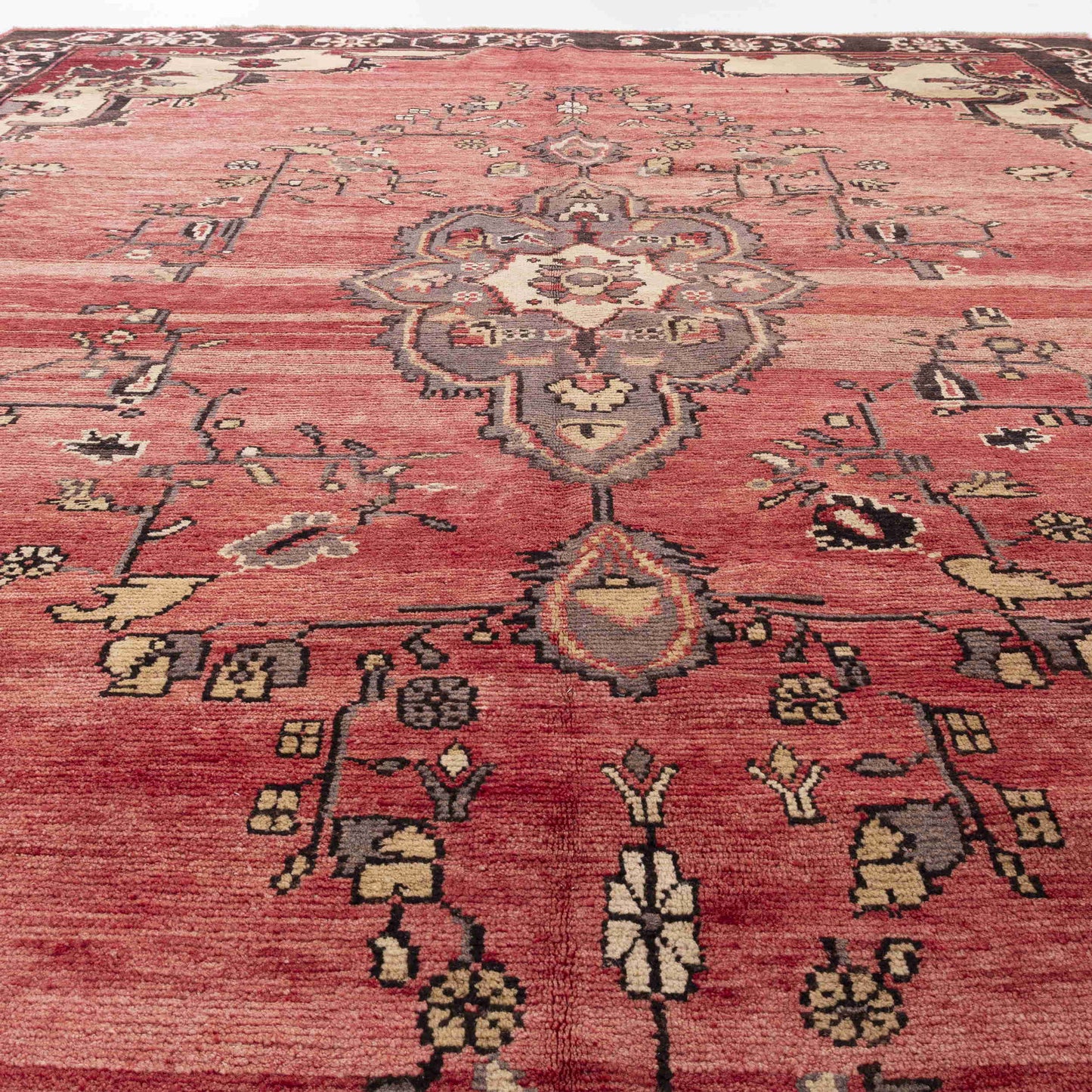 Oriental Rug Anatolian Hand Knotted Wool On Wool 252 X 323 Cm - 8' 4'' X 10' 8'' Red C014 ER23