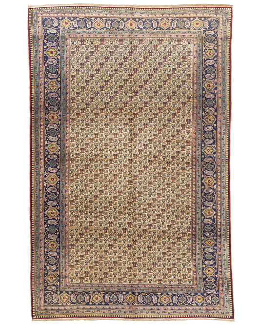 Oriental Rug Anatolian Handmade Wool On Cotton 200 X 305 Cm - 6' 7'' X 10' 1'' Stone C009 ER23