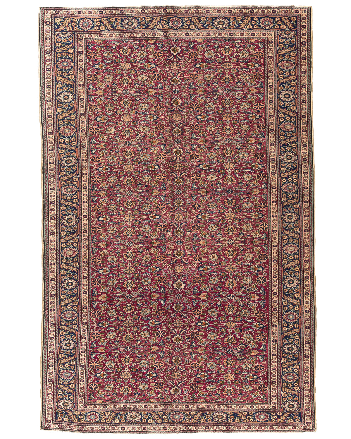 Oriental Rug Anatolian Handmade Wool On Cotton 210 X 310 Cm - 6' 11'' X 10' 3'' Fuchsia C021 ER23