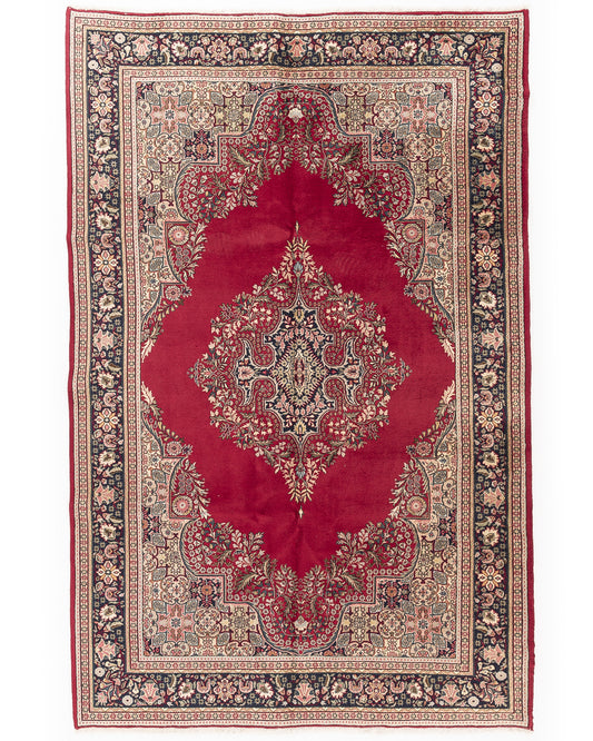 Oriental Rug Anatolian Handmade Wool On Cotton 216 X 330 Cm - 7' 2'' X 10' 10'' Red C014 ER23