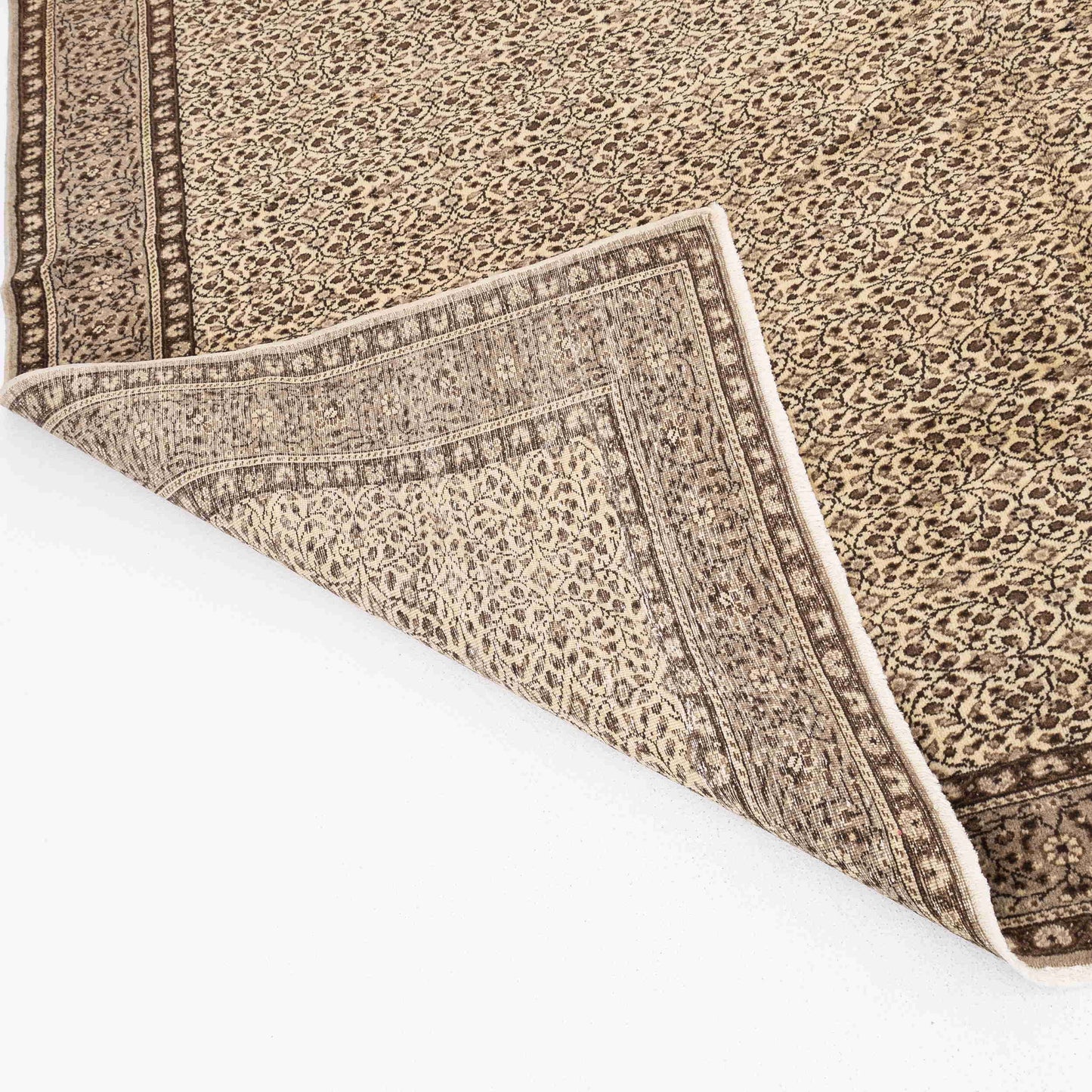 Oriental Rug Anatolian Handmade Wool On Cotton 237 X 342 Cm - 7' 10'' X 11' 3'' Stone C009 ER23