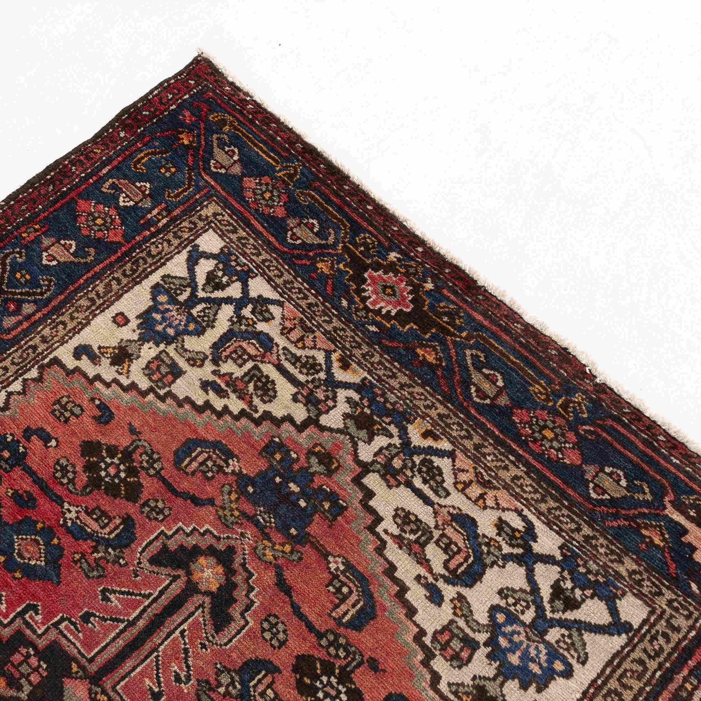 Oriental Rug Anatolian Handmade Wool On Wool 133 X 200 Cm - 4' 5'' X 6' 7'' Red C014 ER01