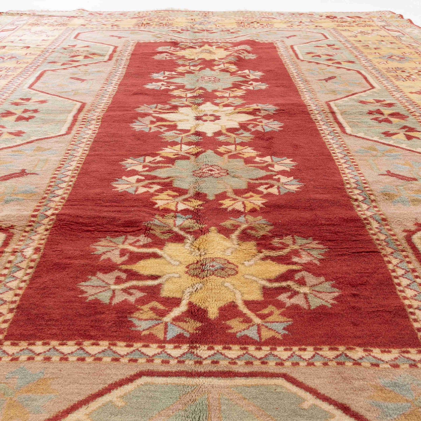 Oriental Rug Anatolian Handmade Wool On Wool 251 X 335 Cm - 8' 3'' X 11' Sand C007 ER23