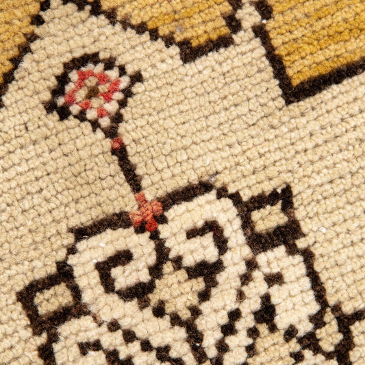Oriental Rug Anatolian Handwoven Wool On Cotton 160 x 220 Cm - 5' 3'' x 7' 3'' Red C014 ER12