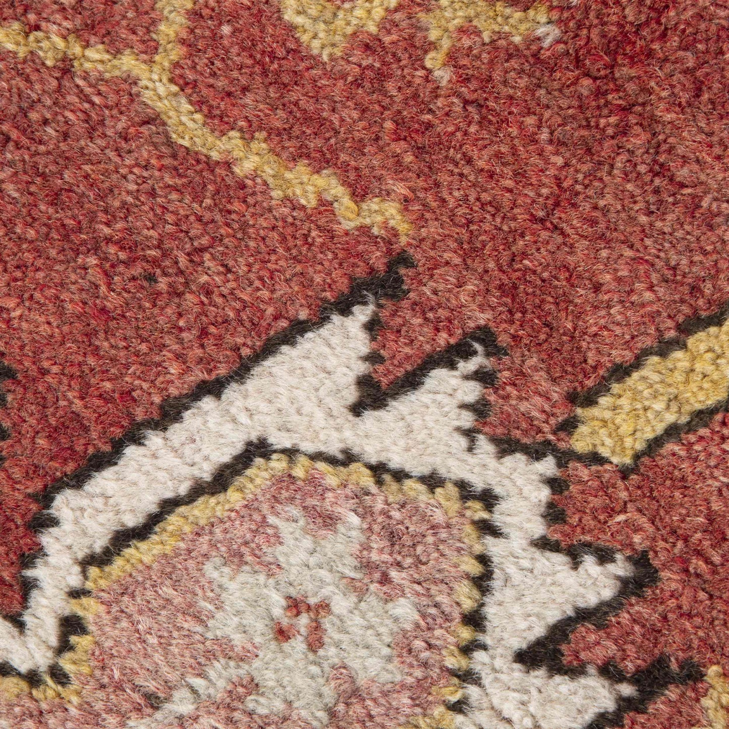 Oriental Rug Anatolian Handwoven Wool On Wool 103 x 158 Cm - 3' 5'' x 5' 3'' Orange C011 ER01
