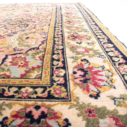 Oriental Rug Anatolian Handwoven Wool On Wool 126 x 182 Cm - 4' 2'' x 6' Pink C004 ER01