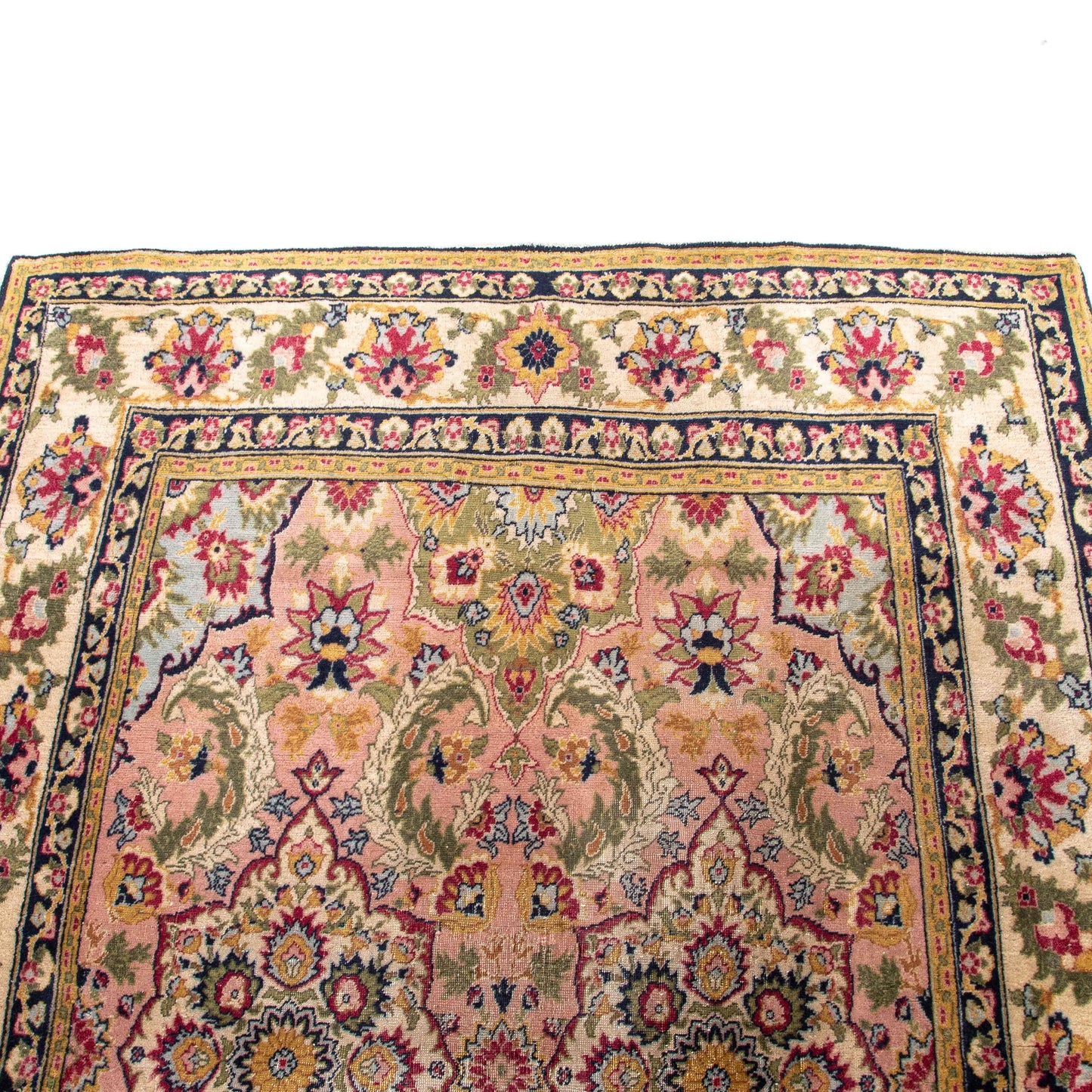 Oriental Rug Anatolian Handwoven Wool On Wool 126 x 182 Cm - 4' 2'' x 6' Pink C004 ER01