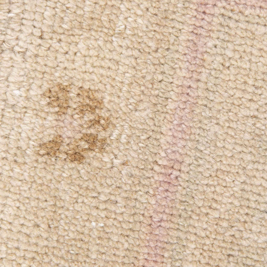 Oriental Rug Anatolian Handwoven Wool On Wool 50 x 113 Cm - 1' 8'' x 3' 9'' Sand C007 ER01