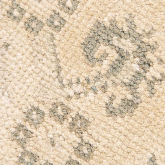 Oriental Rug Anatolian Handwoven Wool On Wool 55 x 120 Cm - 1' 10'' x 4' Sand C007 ER01