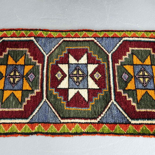 Oriental Rug Anatolian Handwoven Wool On Wool 74 x 90 Cm - 2' x 6'' 3'' Multicolor C016 ER01