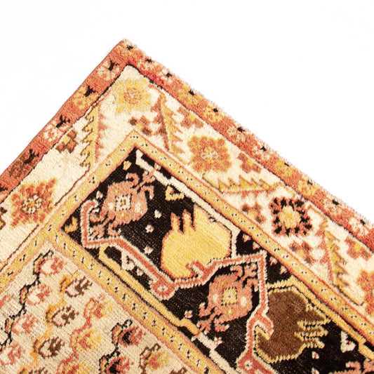 Oriental Rug Anatolian Handwoven Wool On Wool 88 x 366 Cm - 2' 11'' x 12' 1'' Sand C007 ER12