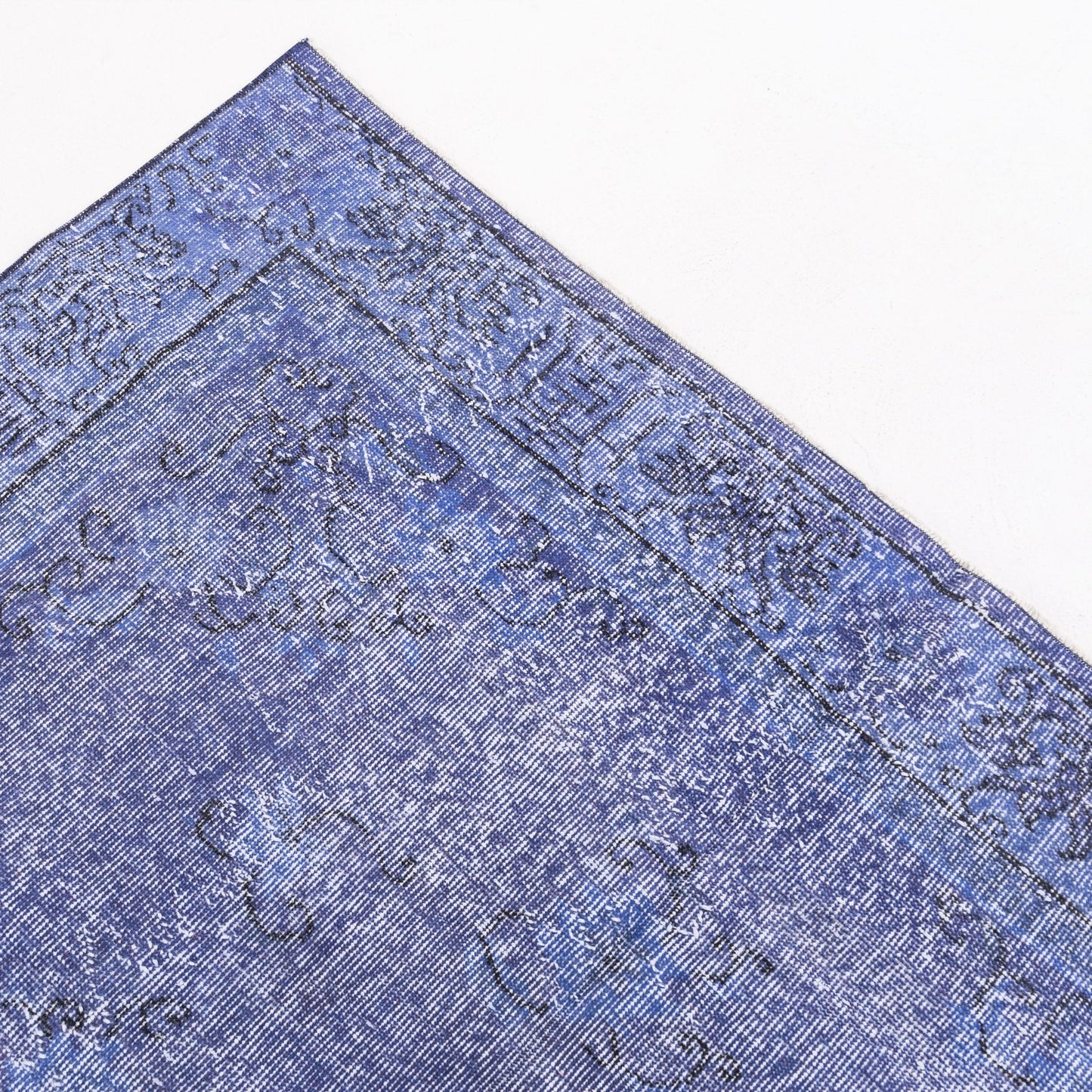 Oriental Rug Vintage Hand Knotted Wool On Cotton 168 x 267 Cm - 5' 7'' x 8' 10'' Purple C017 ER12