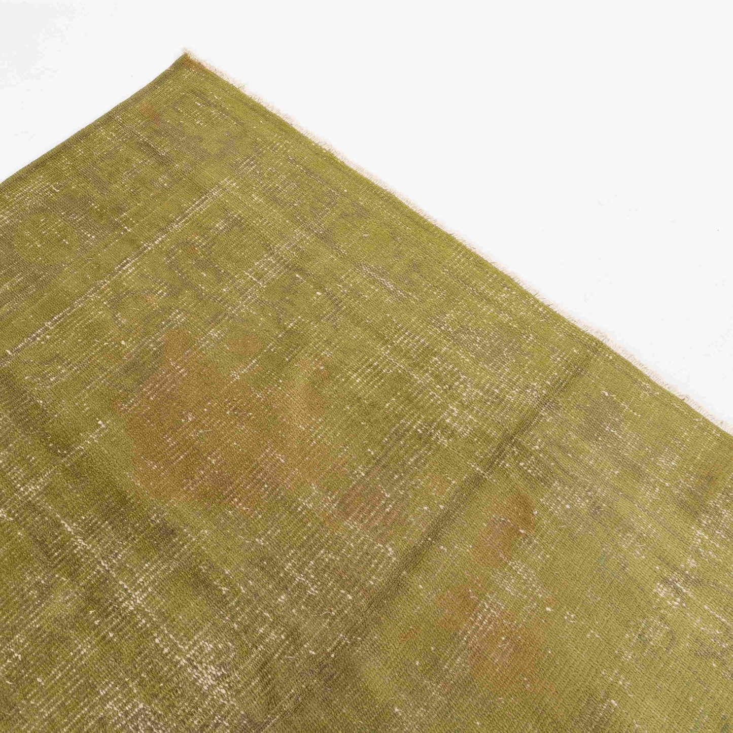 Oriental Rug Vintage Hand Knotted Wool On Cotton 195 x 281 Cm - 6' 5'' x 9' 3'' Stone C009 ER12