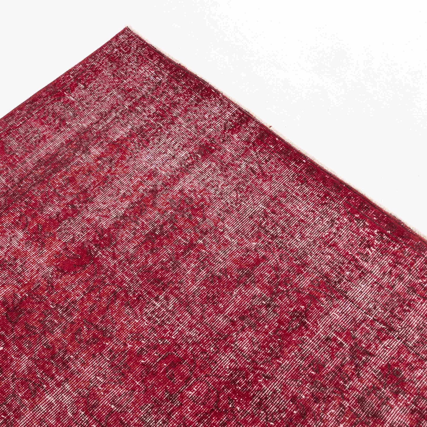 Alfombra oriental vintage anudada a mano de lana sobre algodón 195 x 315 cm - 6' 5'' x 10' 5'' Rojo C014 ER23