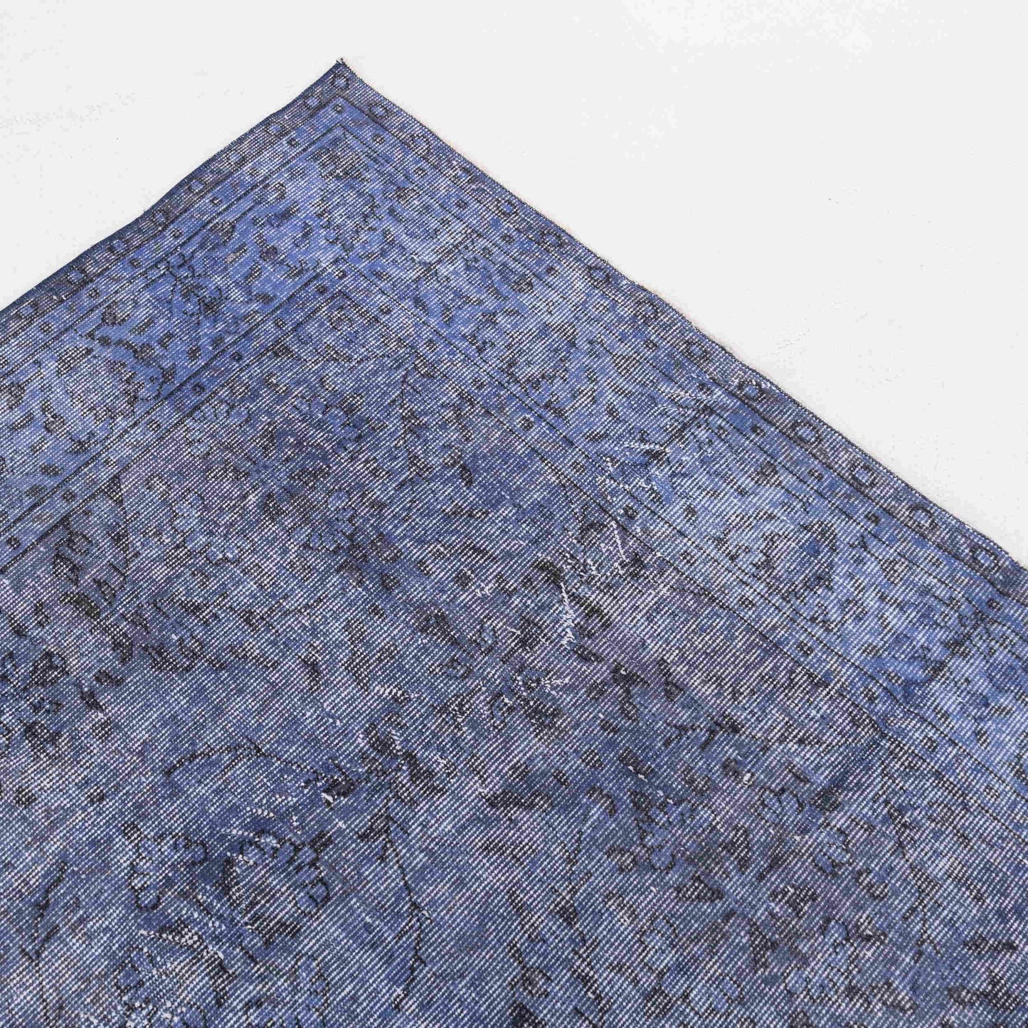 Alfombra oriental vintage anudada a mano de lana sobre algodón 204 x 296 cm - 6' 9'' x 9' 9'' Púrpura C017 ER23