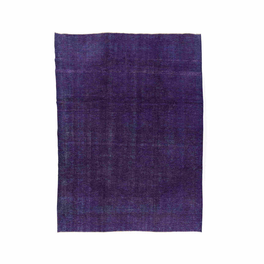 Oriental Rug Vintage Hand Knotted Wool On Cotton 280 x 380 Cm - 9' 3'' x 12' 6'' Purple C017 ER34