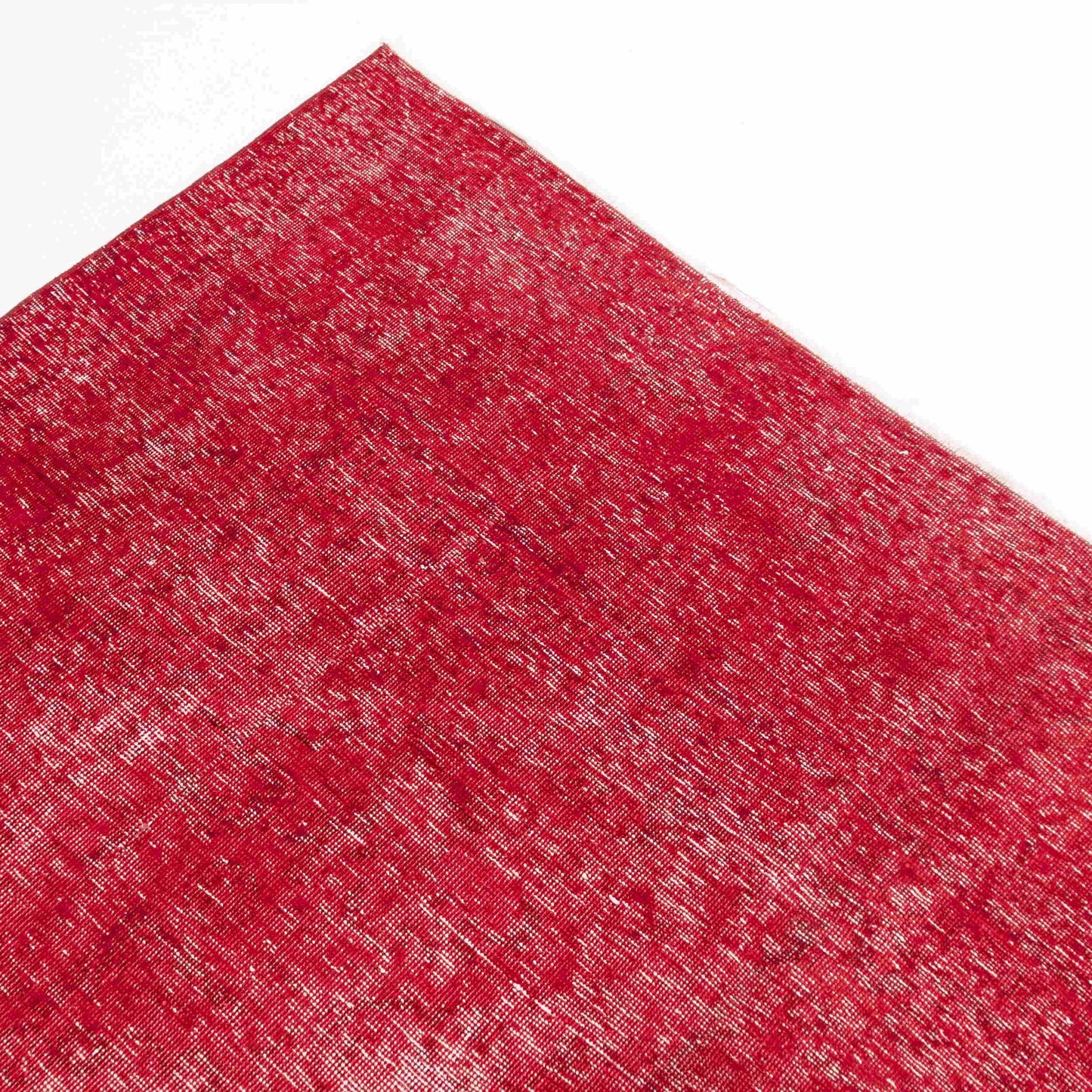 Oriental Rug Vintage Hand Knotted Wool On Cotton 285 x 377 Cm - 9' 5'' x 12' 5'' Red C014 ER34