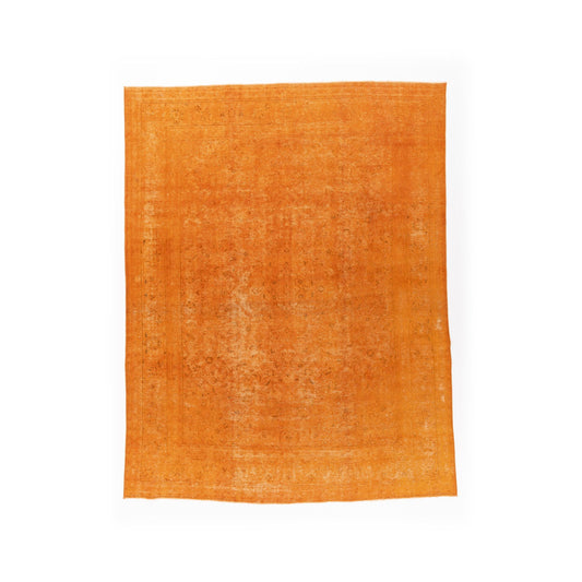 Oriental Rug Vintage Hand Knotted Wool On Cotton 300 x 375 Cm – 9’ 11'' x 12’ 4’’ Orange C011 ER34
