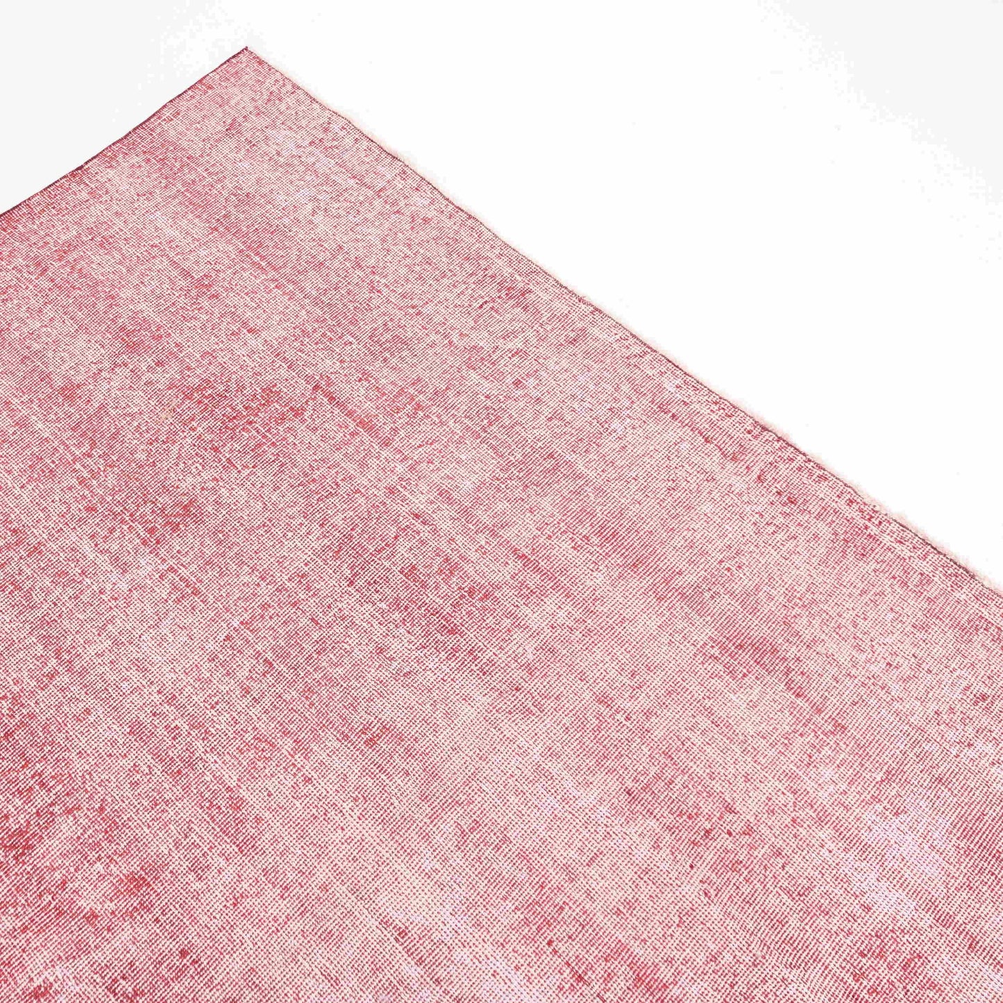 Oriental Rug Vintage Hand Knotted Wool On Cotton 301 x 418 Cm - 9' 11'' x 13' 9'' Red C014 ER34