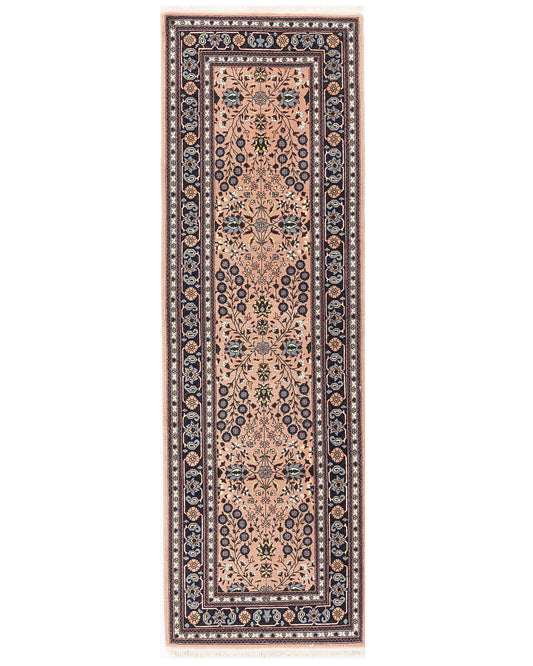 Oriental Turkish Runner Rug Handmade Wool On Cotton Hereke 75 X 234 Cm - 2' 6'' X 7' 9'' Multicolor C016