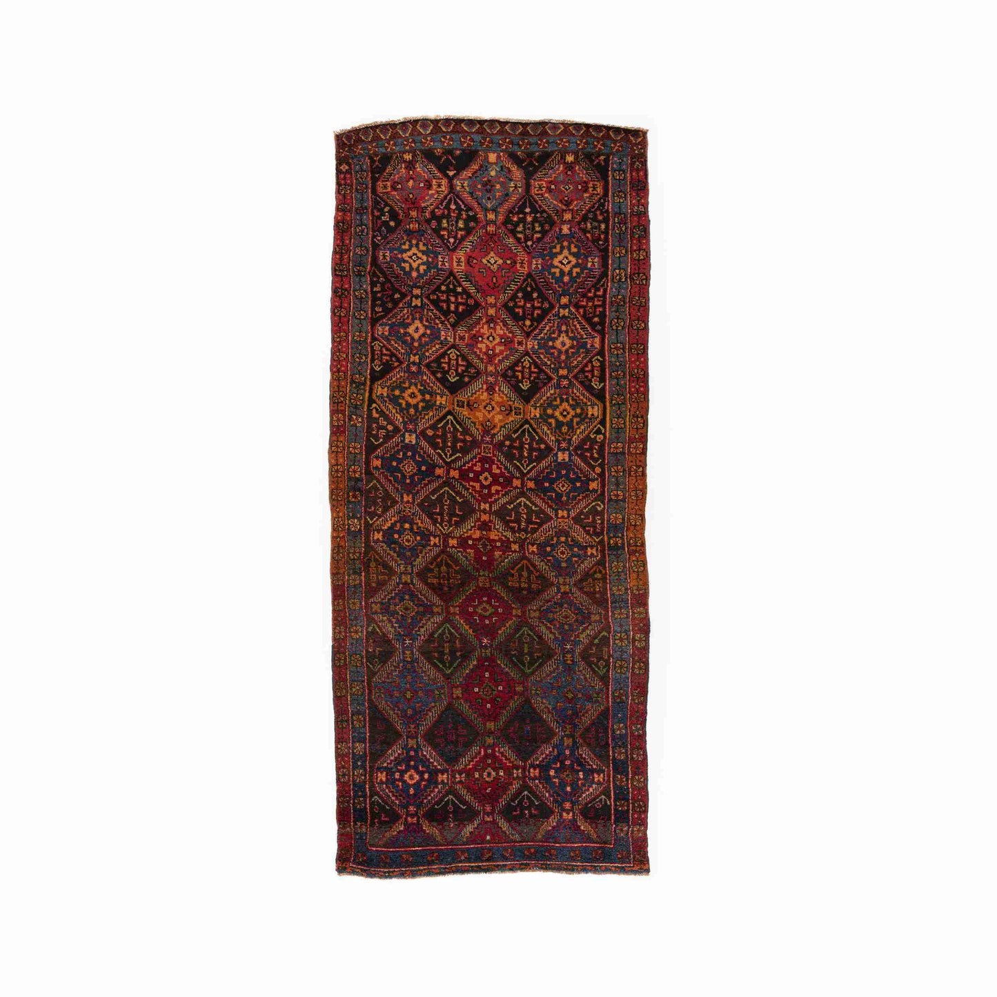 Carpet Hand Woven Anatolian Wool On Wool Authentic Unique Original 146 X 356 Cm - 4' 10'' X 11' 9'' ER23