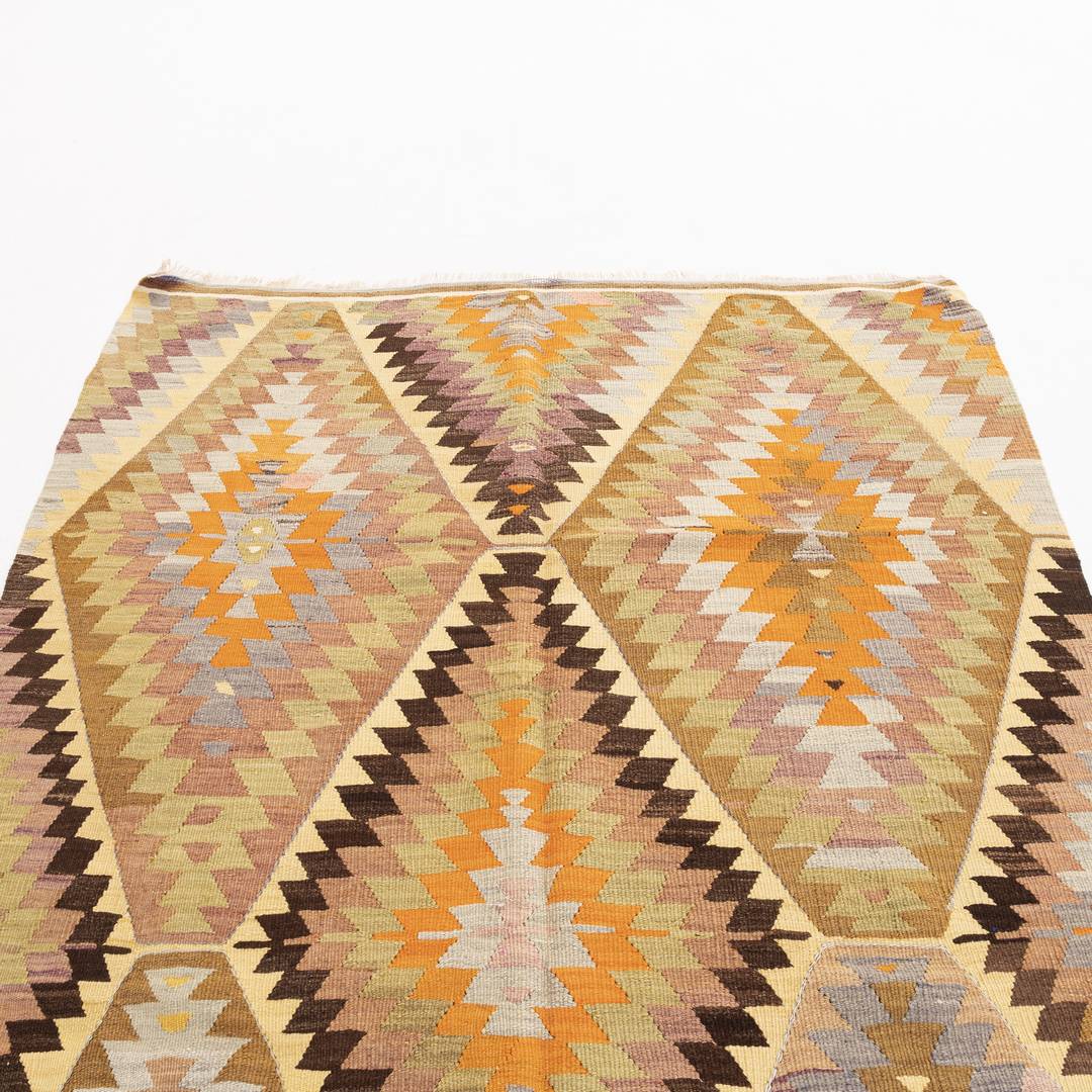 Oriental Kilim Anatolian Handmade Wool On Wool 142 X 255 Cm - 4' 8'' X 8' 5'' ER12