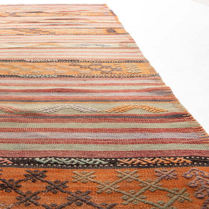 Oriental Kilim Anatolian Handmade Wool On Wool 170 X 340 Cm - 5' 7'' X 11' 2'' ER23