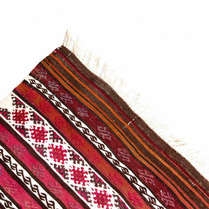 Oriental Kilim Anatolian Handmade Wool On Wool 61 X 114 Cm - 2' 1'' X 3' 9'' ER01