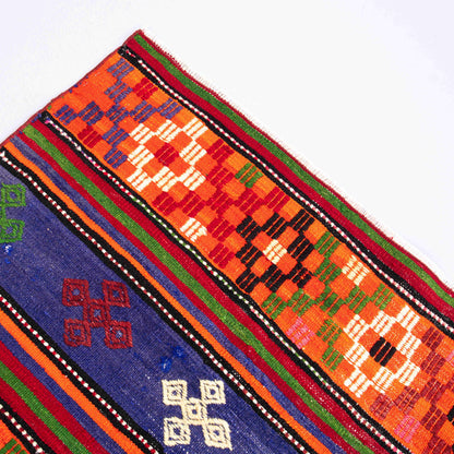 Kilim de Anatolia tejido a mano Lana sobre lana Único Tradicional 84 X 107 Cm - 2' 10'' X 3' 7'' m2: 0,8988