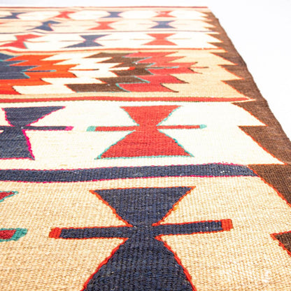 Oriental Kilim Anatolian Handmade Wool On Wool 100 X 140 Cm - 3' 4'' X 4' 8'' ER01
