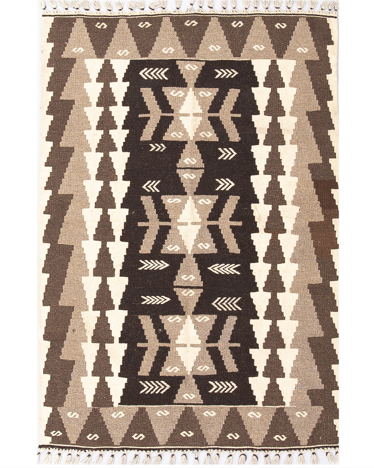 Oriental Kilim Anatolian Handmade Wool On Wool 116 X 170 Cm - 3' 10'' X 5' 7'' ER01